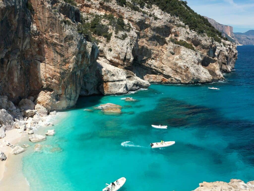 Sardinie pláže